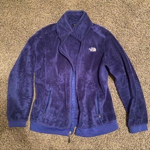 North face fuzzy winter jacket